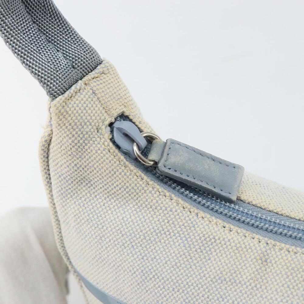 PRADA Sports Hand Bag Canvas Gray Blue Auth hk3257 - Picture 10 of 16